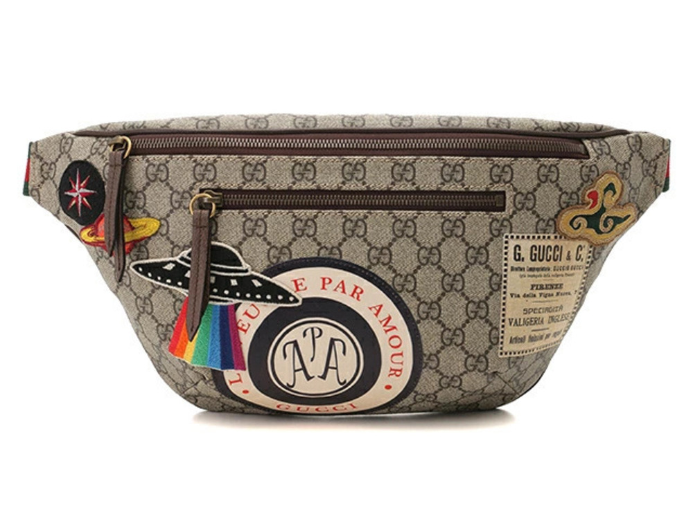 Gucci Bag Waist Crossbody Bum Pouch Clutch handle Courier GG Supreme